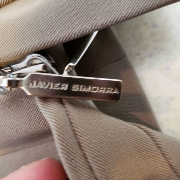 Javier Simorra Zip Front Water Resistant Blazer US 8 - Picture 7 of 8